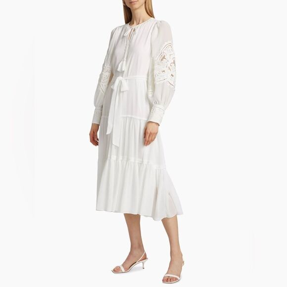 Kobi Halperin Mira Peasant Midi-Dress size XS - Picture 2 of 15